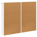 vidaXL CD szekrény 2 db Fehér 60 x 17 x 92 cm Szerelt Fa