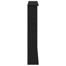 vidaXL CD szekrény 2 db Fekete Tölgy 60 x 17 x 92 cm Szerelt Fa