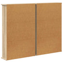 vidaXL CD szekrény 2 db Sonoma Tölgy 60 x 17 x 92 cm Szerelt Fa