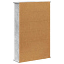 vidaXL CD szekrény Betonszürke 60 x 17 x 92 cm Szerelt Fa