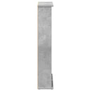 vidaXL CD szekrény Betonszürke 60 x 17 x 92 cm Szerelt Fa