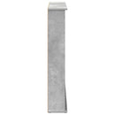 vidaXL CD szekrény 2 db Betonszürke 60 x 17 x 92 cm Szerelt Fa