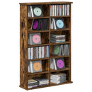 vidaXL CD szekrény Füstös Tölgy 60 x 17 x 92 cm Szerelt Fa