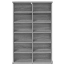 vidaXL CD szekrény Szürke Sonoma 60 x 17 x 92 cm Szerelt Fa