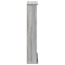 vidaXL CD szekrény Szürke Sonoma 60 x 17 x 92 cm Szerelt Fa