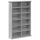 vidaXL CD szekrény 2 db Szürke Sonoma 60 x 17 x 92 cm Szerelt Fa