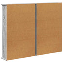 vidaXL CD szekrény 2 db Szürke Sonoma 60 x 17 x 92 cm Szerelt Fa