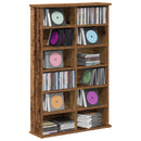 vidaXL CD szekrény Antik Fa 60 x 17 x 92 cm Szerelt Fa