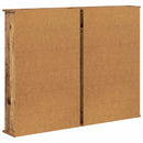 vidaXL CD szekrény 2 db Antik Fa 60 x 17 x 92 cm Szerelt Fa