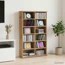 vidaXL CD szekrény Kézműves Tölgy 60 x 17 x 92 cm Szerelt Fa