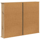 vidaXL CD szekrény 2 db Kézműves Tölgy 60 x 17 x 92 cm Szerelt Fa
