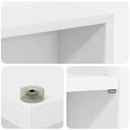 vidaXL CD szekrény Fehér 60 x 17 x 92 cm Szerelt Fa