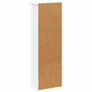 vidaXL CD szekrény Fehér 60 x 17 x 92 cm Szerelt Fa