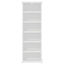 vidaXL CD szekrény Fehér 60 x 17 x 92 cm Szerelt Fa