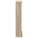 vidaXL CD szekrény 2 db Sonoma Tölgy 60 x 17 x 92 cm Szerelt Fa