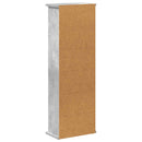 vidaXL CD szekrény Betonszürke 60 x 17 x 92 cm Szerelt Fa