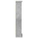 vidaXL CD szekrény Betonszürke 60 x 17 x 92 cm Szerelt Fa