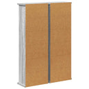 vidaXL CD szekrény 2 db Szürke Sonoma 60 x 17 x 92 cm Szerelt Fa
