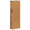 vidaXL CD szekrény Antik Fa 60 x 17 x 92 cm Szerelt Fa