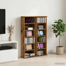 vidaXL CD szekrény 2 db Antik Fa 60 x 17 x 92 cm Szerelt Fa