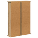 vidaXL CD szekrény 2 db Kézműves Tölgy 60 x 17 x 92 cm Szerelt Fa