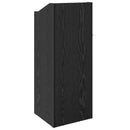 vidaXL Hanglemez szekrény Fekete Tölgy 36 x 36 x 95,5 cm Szerelt Fa