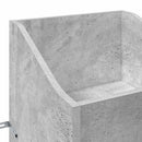 vidaXL Hanglemez szekrény Betonszürke 36 x 36 x 95,5 cm Szerelt Fa
