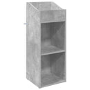 vidaXL Hanglemez szekrény Betonszürke 36 x 36 x 95,5 cm Szerelt Fa
