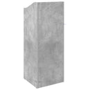 vidaXL Hanglemez szekrény Betonszürke 36 x 36 x 95,5 cm Szerelt Fa