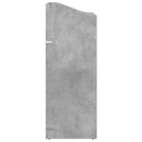 vidaXL Hanglemez szekrény Betonszürke 36 x 36 x 95,5 cm Szerelt Fa