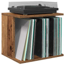 vidaXL Vinyl lemez tárolás Antik Fa 42 x 33 x 36 cm Szerelt Fa