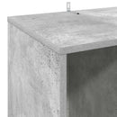 vidaXL Hanglemez szekrény Betonszürke 44,5 x 36,5 x 74,5 cm Szerelt Fa