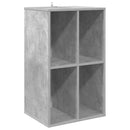 vidaXL Hanglemez szekrény Betonszürke 44,5 x 36,5 x 74,5 cm Szerelt Fa