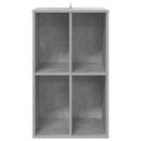 vidaXL Hanglemez szekrény Betonszürke 44,5 x 36,5 x 74,5 cm Szerelt Fa
