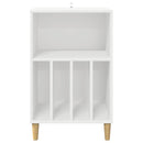 vidaXL Lemezjátszó állvány Fehér 47 x 39,5 x 74,5 cm Szerelt Fa