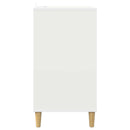 vidaXL Lemezjátszó állvány Fehér 47 x 39,5 x 74,5 cm Szerelt Fa