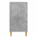 vidaXL Lemezjátszó állvány Betonszürke 47 x 39,5 x 74,5 cm Szerelt Fa