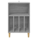 vidaXL Lemezjátszó állvány Szürke Sonoma 47 x 39,5 x 74,5 cm