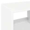 vidaXL Lemezjátszó állvány Fehér 82 x 39,5 x 82,5 cm Szerelt Fa