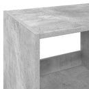 vidaXL Lemezjátszó állvány Betonszürke 82 x 39,5 x 82,5 cm Szerelt Fa