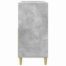 vidaXL Lemezjátszó állvány Betonszürke 82 x 39,5 x 82,5 cm Szerelt Fa