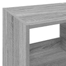 vidaXL Lemezjátszó állvány Szürke Sonoma 82 x 39,5 x 82,5 cm