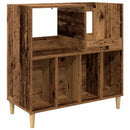 vidaXL Lemezjátszó állvány Tölgyfa 82 x 39,5 x 82,5 cm Szerelt Fa