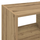 vidaXL Lemezjátszó állvány Kézműves Tölgy 82 x 39,5 x 82,5 cm