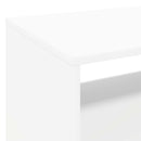 vidaXL Lemezjátszó állvány Fehér 71 x 39,5 x 83 cm Szerelt Fa