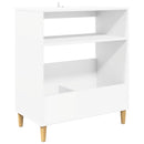vidaXL Lemezjátszó állvány Fehér 71 x 39,5 x 83 cm Szerelt Fa