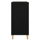 vidaXL Lemezjátszó állvány Fekete Tölgy 71 x 39,5 x 83 cm Szerelt Fa