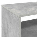 vidaXL Lemezjátszó állvány Betonszürke 71 x 39,5 x 83 cm Szerelt Fa