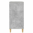 vidaXL Lemezjátszó állvány Betonszürke 71 x 39,5 x 83 cm Szerelt Fa