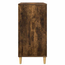vidaXL Lemezjátszó állvány Füstös Tölgy 71 x 39,5 x 83 cm Szerelt Fa